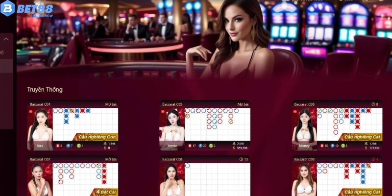 Sảnh Casino luôn đông đúc với đồ sộ các tựa game hot nhất